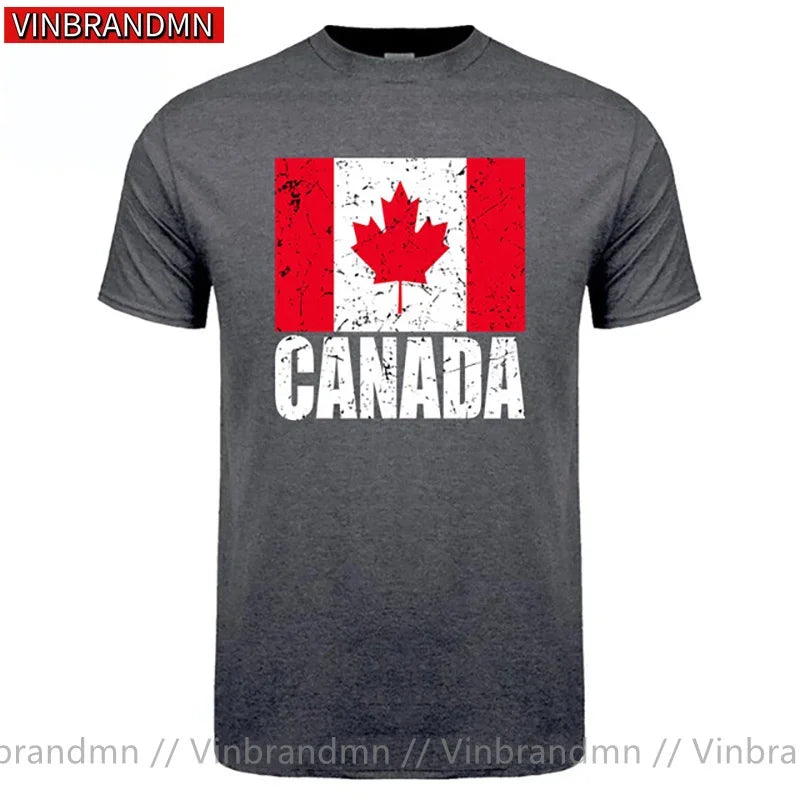True North Strong Canada T-Shirt – Canadian Map Flag Maple Leaf Tee | OWNLUXE
