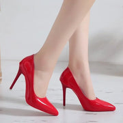 Pointed Super-High Heel Pumps for Dramatic Elevation