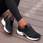 Breathable Patchwork Lace-Up Sneakers for Everyday Wear