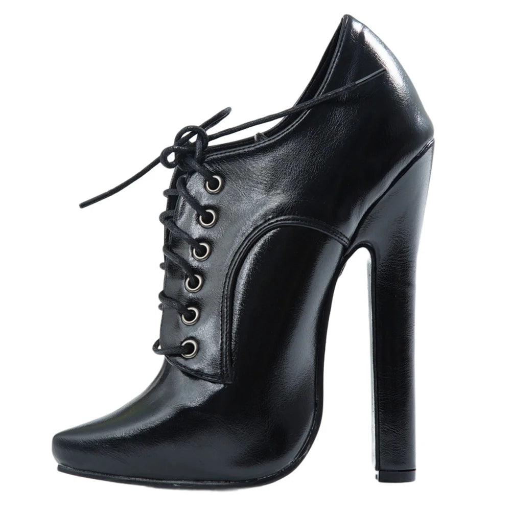 Unisex High Heel Lace Vintage Pumps – Shop at OWNLUXE