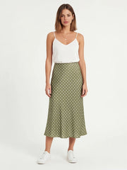 Women's Midi Vintage Skirt | OWNLUXE