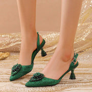 Women's Pointed Toe Plus-Size Heels – Shop at OWNLUXE