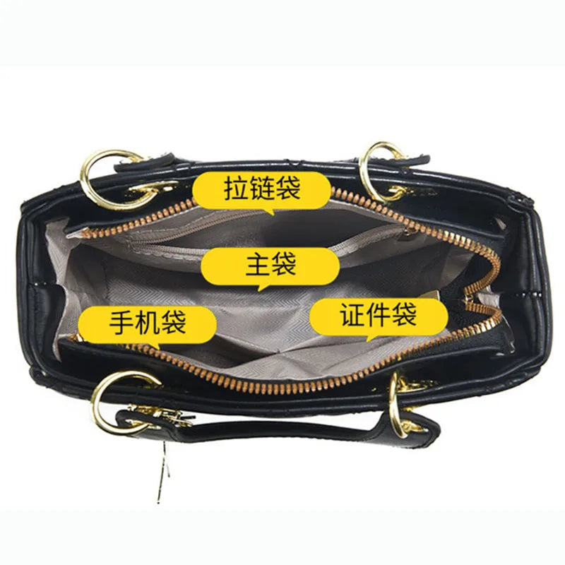 Women's Designer Shoulder Bag - Large Capacity Crossbody Handbag