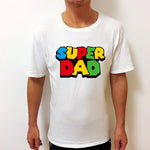 Load image into Gallery viewer, Super Dad Graphic T-Shirt – Colorful Short Sleeve Tee
