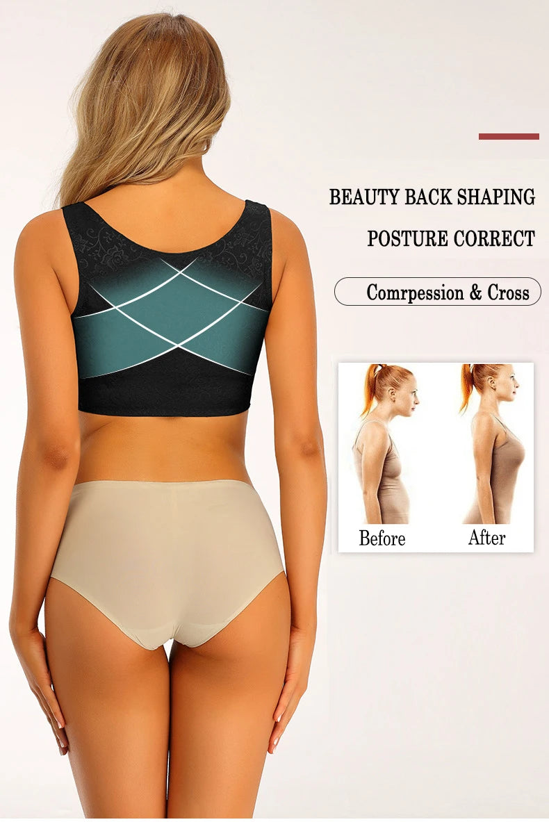 Upper Arm Shaper Top with Posture Corrector Vest