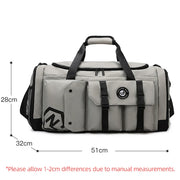 Men’s Travel Duffel Bag – Multifunctional Oxford Weekender