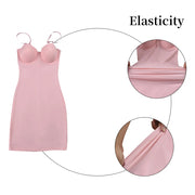 Shapewear Slip Dress with Bra – Tummy Control Body Shaper