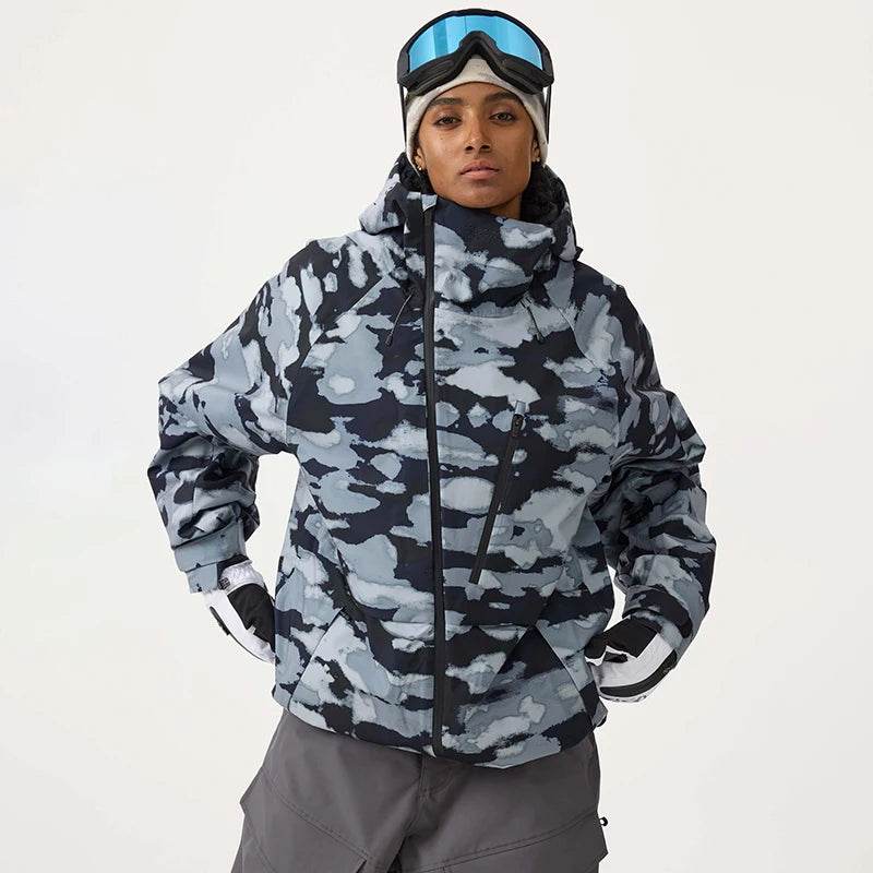 Oversized Windproof Snowboard Jacket – Waterproof Winter Shell