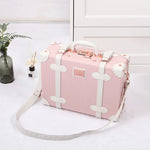 Load image into Gallery viewer, Sleek and Sophisticated PU leather suitcase
