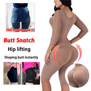 Full Body Colombian Shapewear Bodysuit - High Compression with Arm Slimming