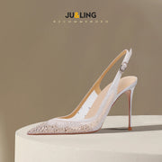 Women's High-Heel Mesh High Heels (Naked 8Cm) | OWNLUXE