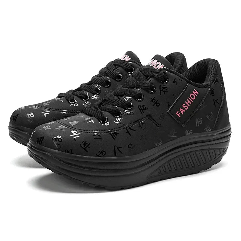 Women’s Lightweight Lace-Up Sneakers – Everyday Comfort