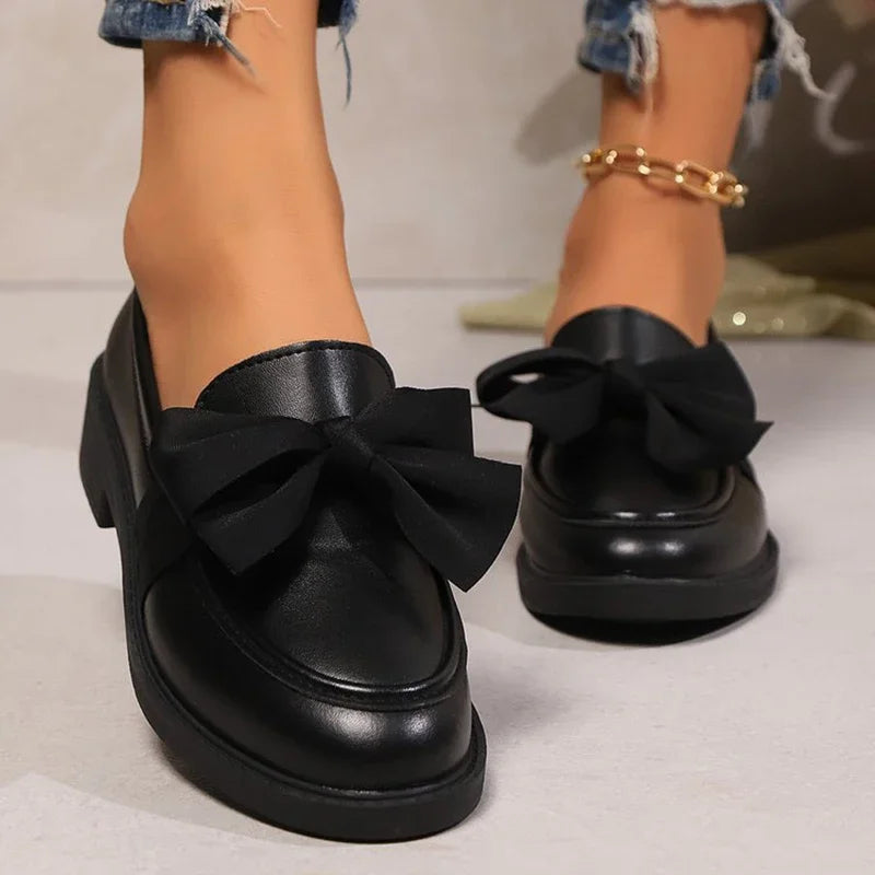 Women's Platform Leather Loafers – Shop at OWNLUXE
