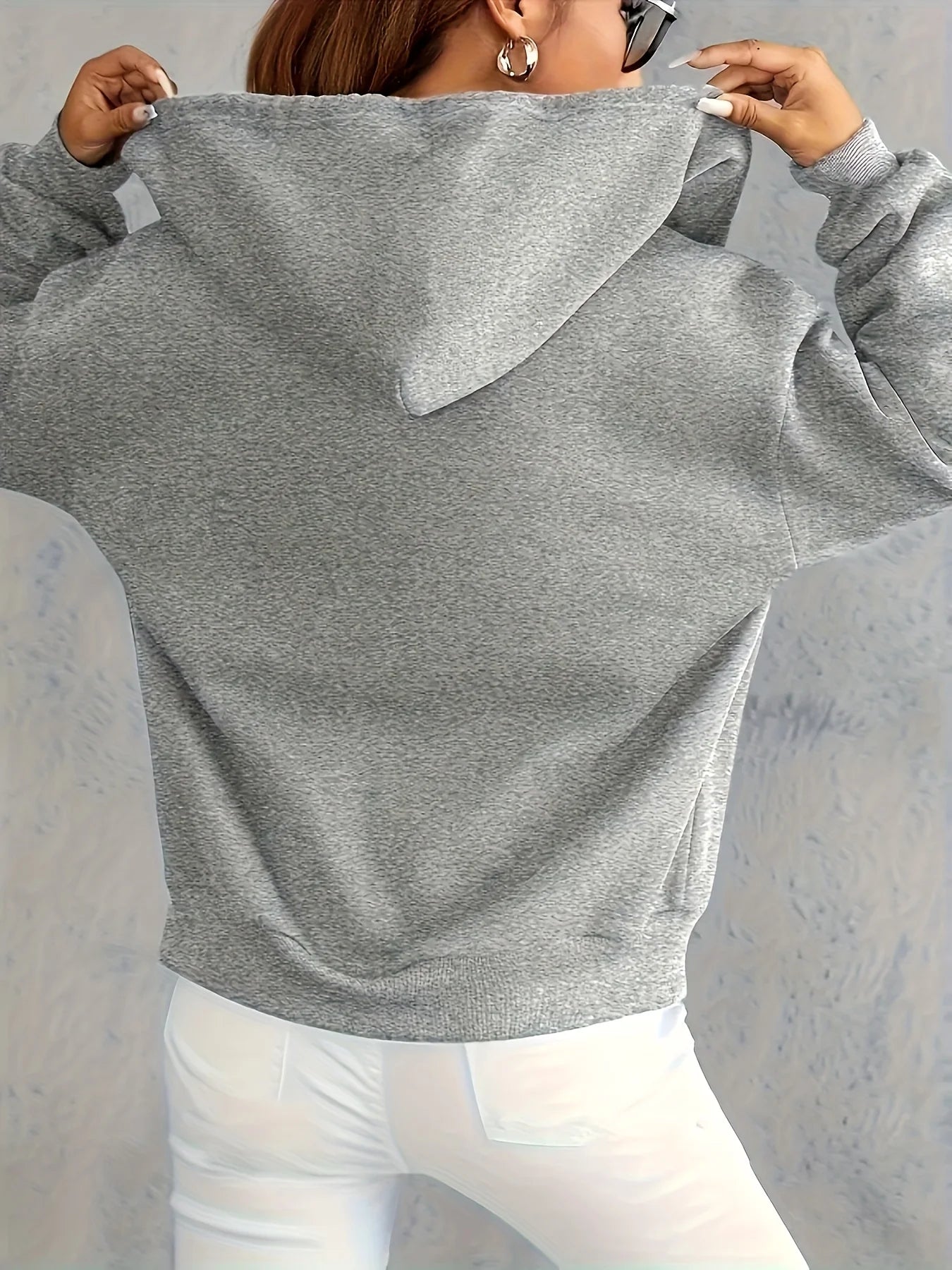 Women's Long Sleeve Relaxed Fit Hoodie | OWNLUXE