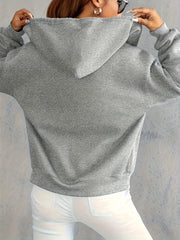 Women's Long Sleeve Relaxed Fit Hoodie | OWNLUXE