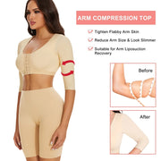 Arm Shaper Compression Top with Posture Corrector & Front Closure | OWNLUXE