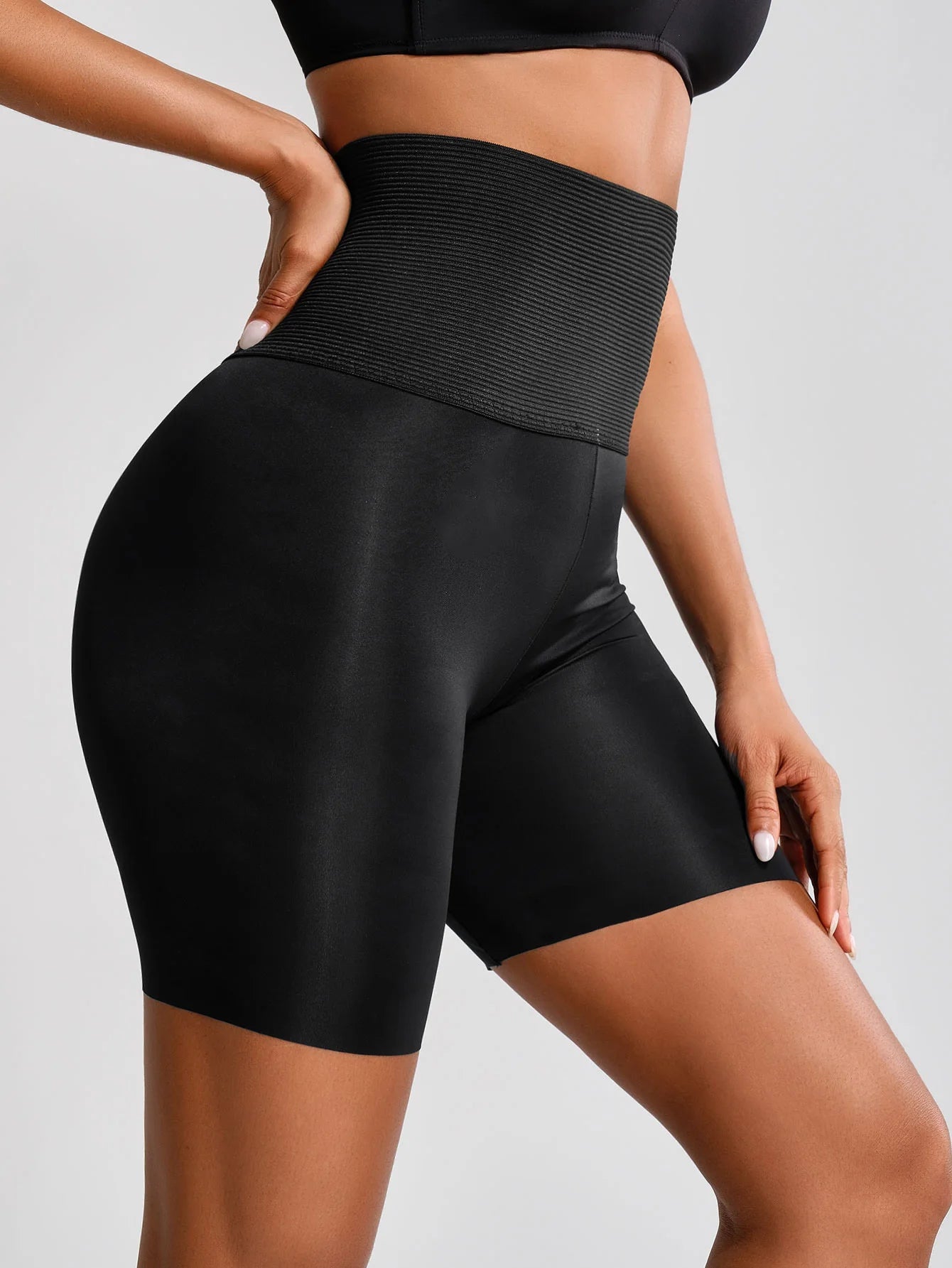 High Waisted Tummy Control Shapewear Shorts with Hip Lift
