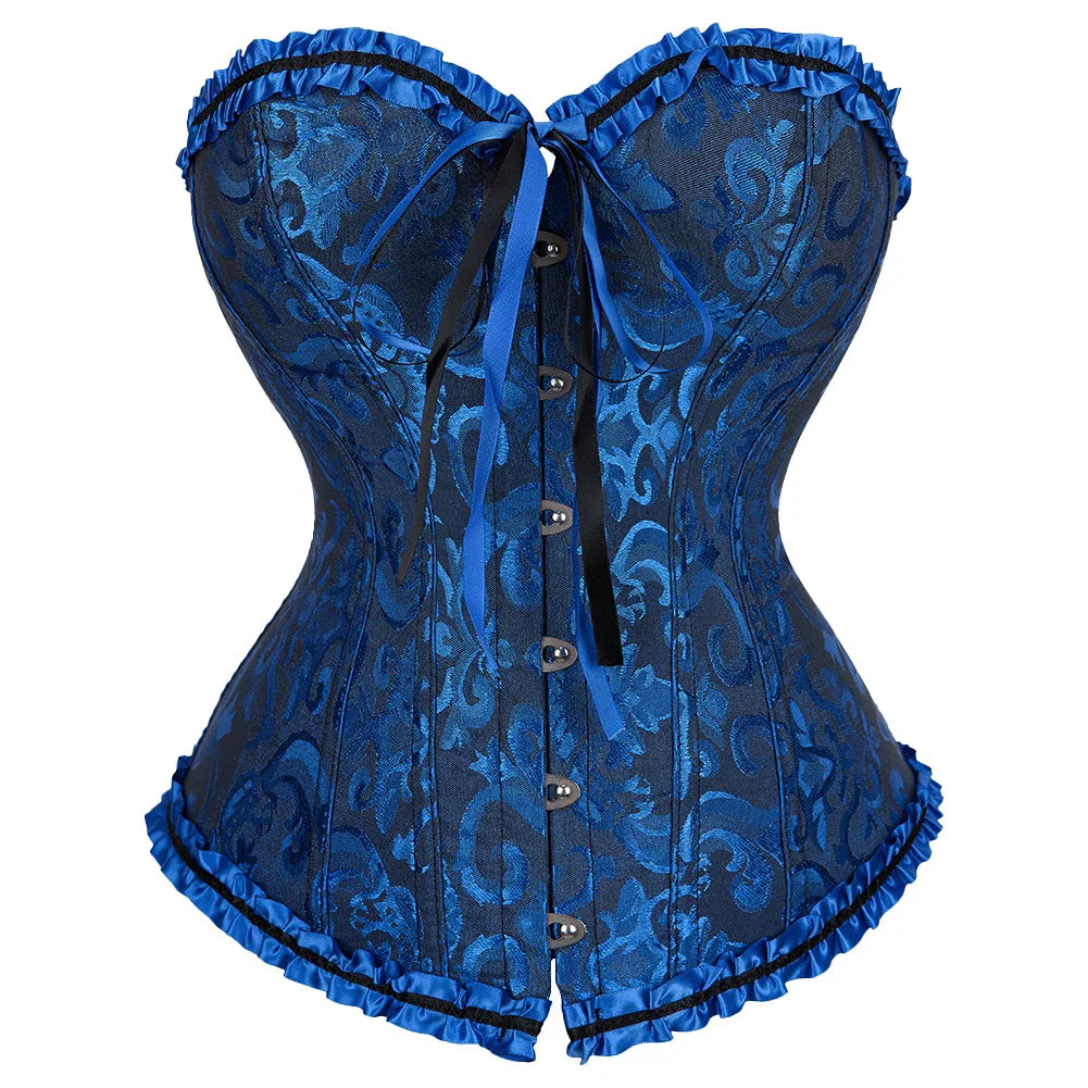 Victorian Lace-Up Corset Bustier | OWNLUXE