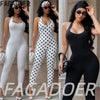 Halter Bandage Bodycon Jumpsuit | OWNLUXE