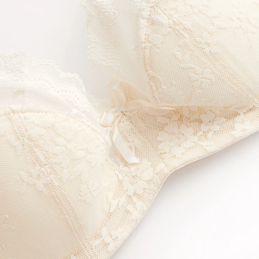 Women's Breathable Push-Up Lace Bra (Black) | OWNLUXE