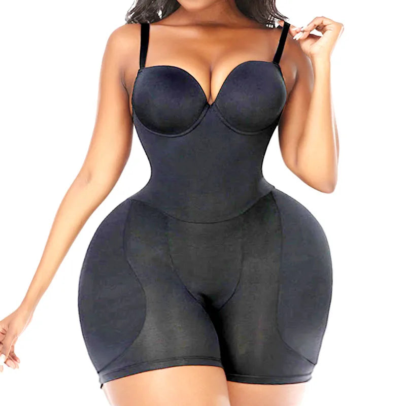 Padded Hip Enhancer Bodysuit Butt Lifter Shapewear