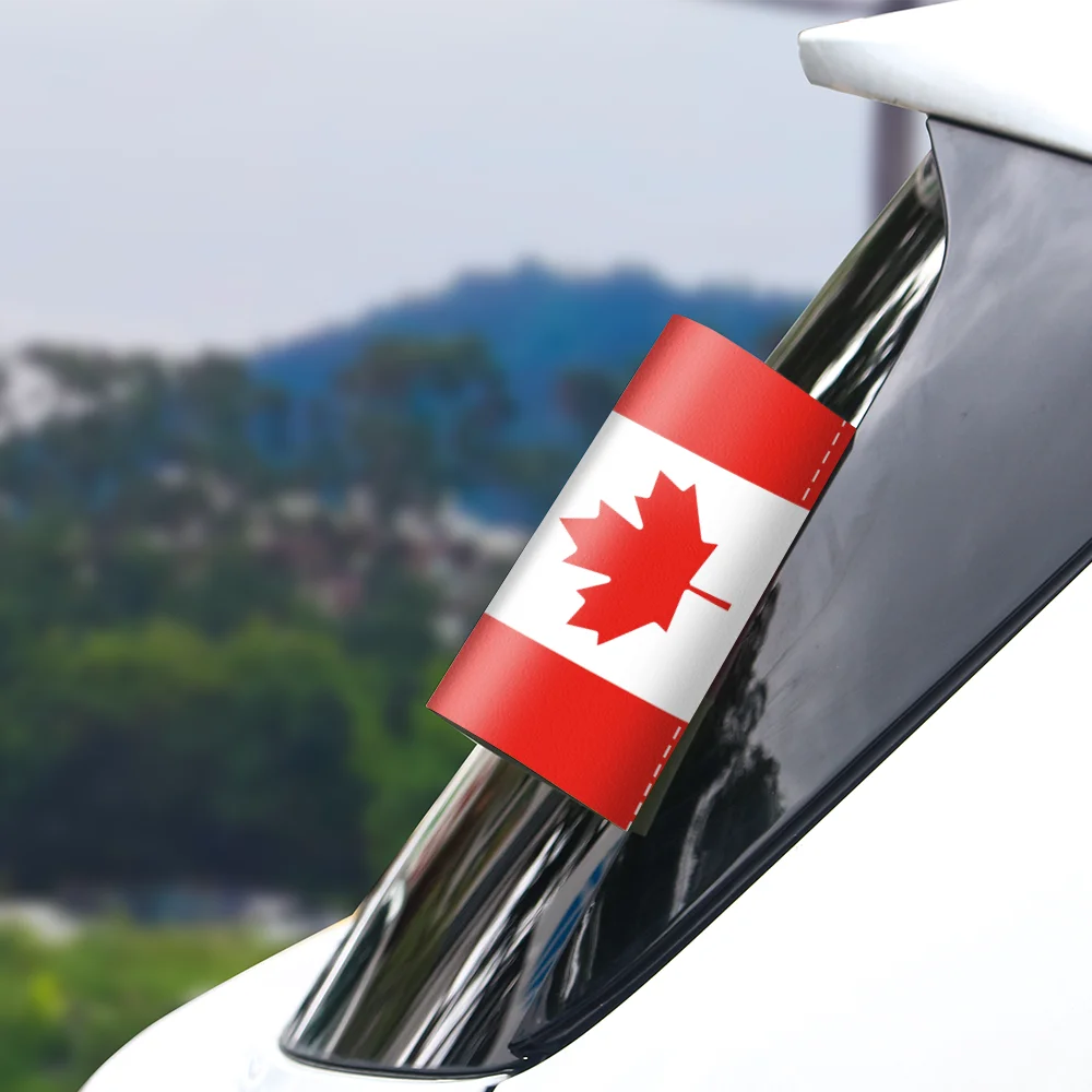 Country Flag Sticker – Waterproof Car Window Decal (Canada, Brazil, France & More)