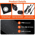 Load image into Gallery viewer, Graphene Heated Snow Melting Mat for Steps, Sidewalks &amp; Driveways
