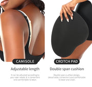 Butt Lifting Hourglass Shapewear Bodysuit with Hip Pads