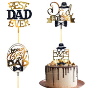 Father’s Day Acrylic Sign – Modern Clear Tabletop Décor
