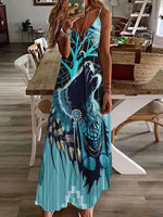 Load image into Gallery viewer, Bohemian Inspired Halter Dress – A Must-Have for Spring &amp; Summer
