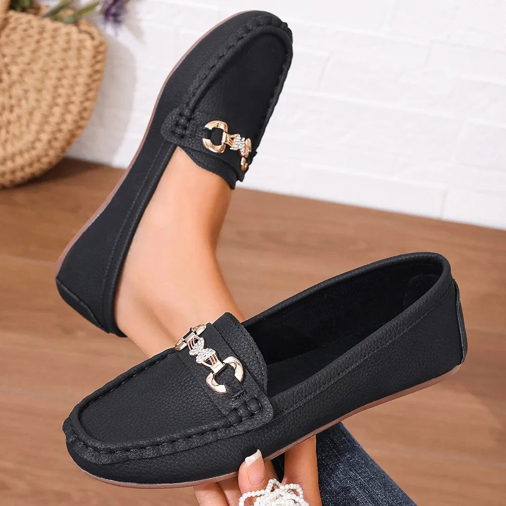 Women's Round Toe Loafers – Shop at OWNLUXE