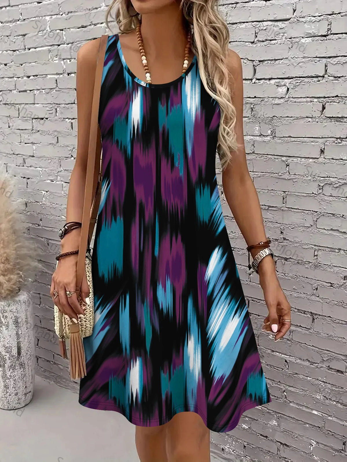 Women's Round Neck Breathable Dress – Shop at OWNLUXE