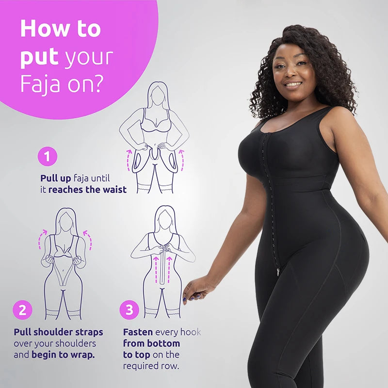 Firm Control Bodysuit Shapewear – Tummy Control & Butt Lift Fajas | OWNLUXE