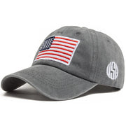Cotton Retro Baseball Cap Flag | OWNLUXE