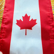 10x14cm Car Window Decoration Polyester Canada Hanging pennant Flags Canadian Mini Pennant