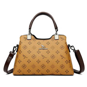 Animal Print Large Capacity Tote Bag - Soft Leather Crossbody | OWNLUXE