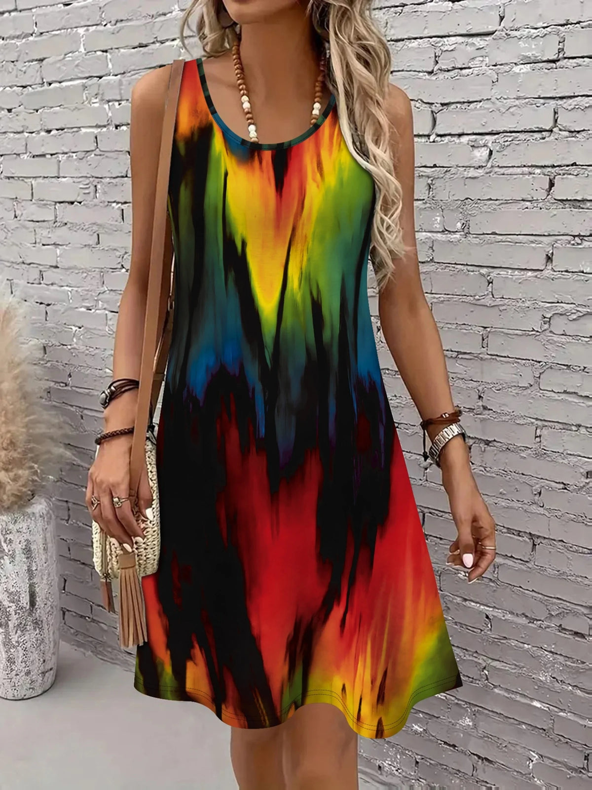 Women's Round Neck Breathable Dress – Shop at OWNLUXE