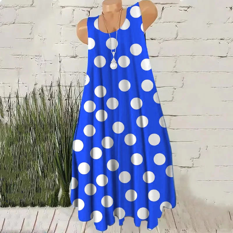 Polka Dot Mini 3D-Print Dress | OWNLUXE