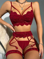 Load image into Gallery viewer, 🔥 Sexy Lace Bra and Panty Set – Transparent Erotic Lingerie, Exotic Thong Underwear for Women, Sensual Luxury Intimates  💕
