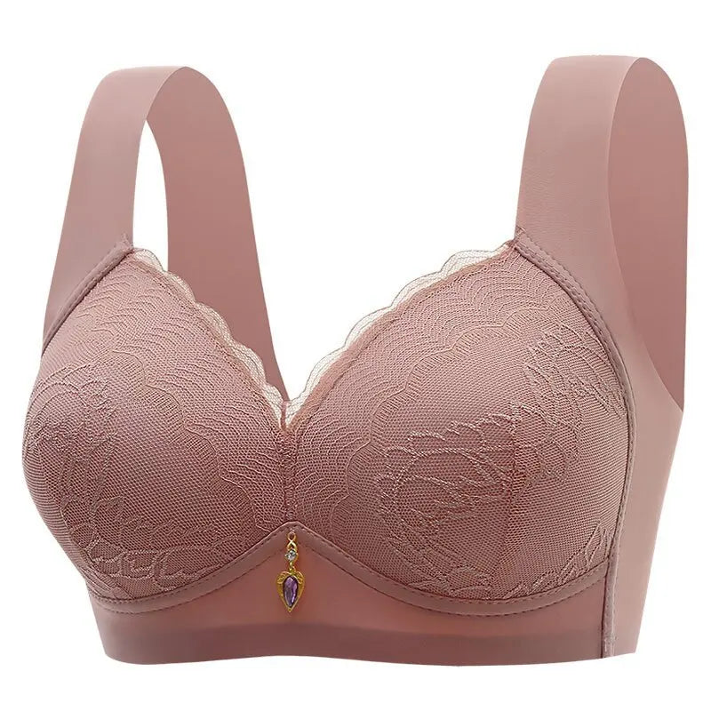 Breathable Gather Comfortable Bra | OWNLUXE