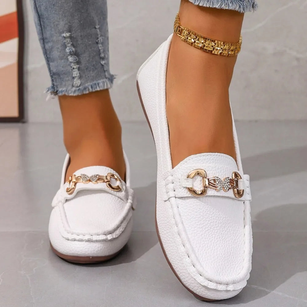 Women's Round Toe Loafers – Shop at OWNLUXE