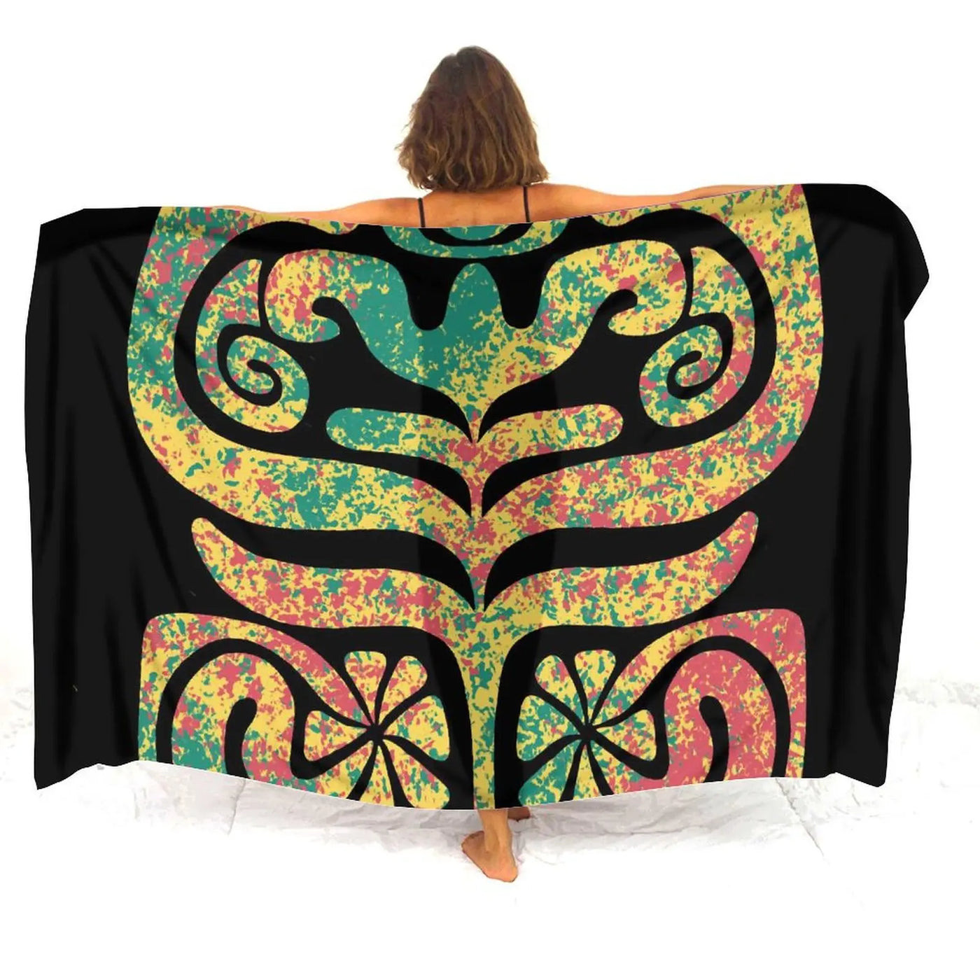 Floral Polynesian Swim Cover-Up | OWNLUXE