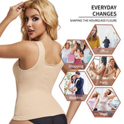 Women's Seamless Tummy Control Waist Trainer (White) | OWNLUXE