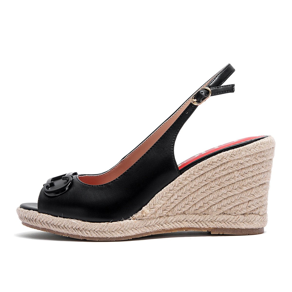 Women's Sandals Summer Wedge Fish Mouth High Heel Open | OWNLUXE