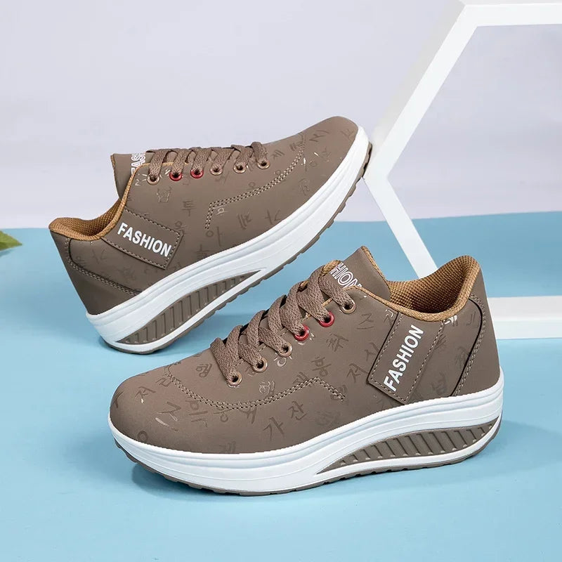 Women Outdoor Thick Bottom Swinging Casual Shoes Fashion | OWNLUXE