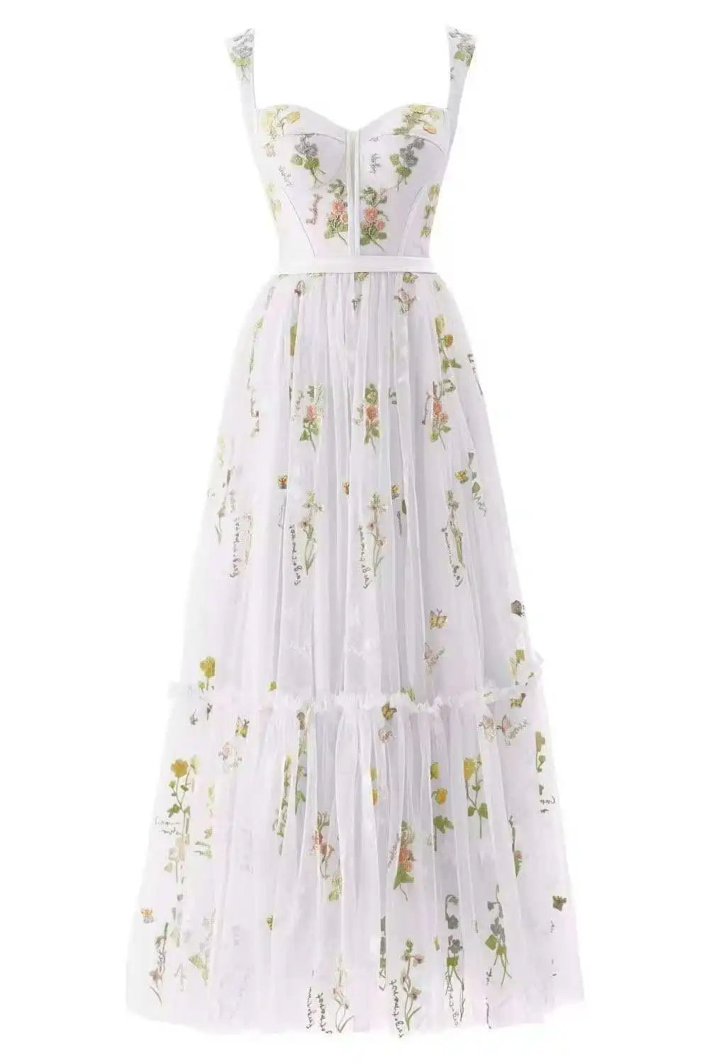 Sleeveless Mesh Ceremonial Dresses | OWNLUXE