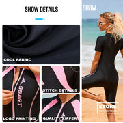 Women’s Full-Coverage Water Sports Wetsuit with Zip