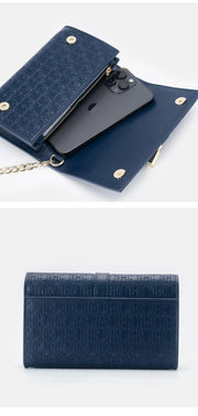CH Chain Bag - 2025 Monogram Print Shoulder Bag with Lock