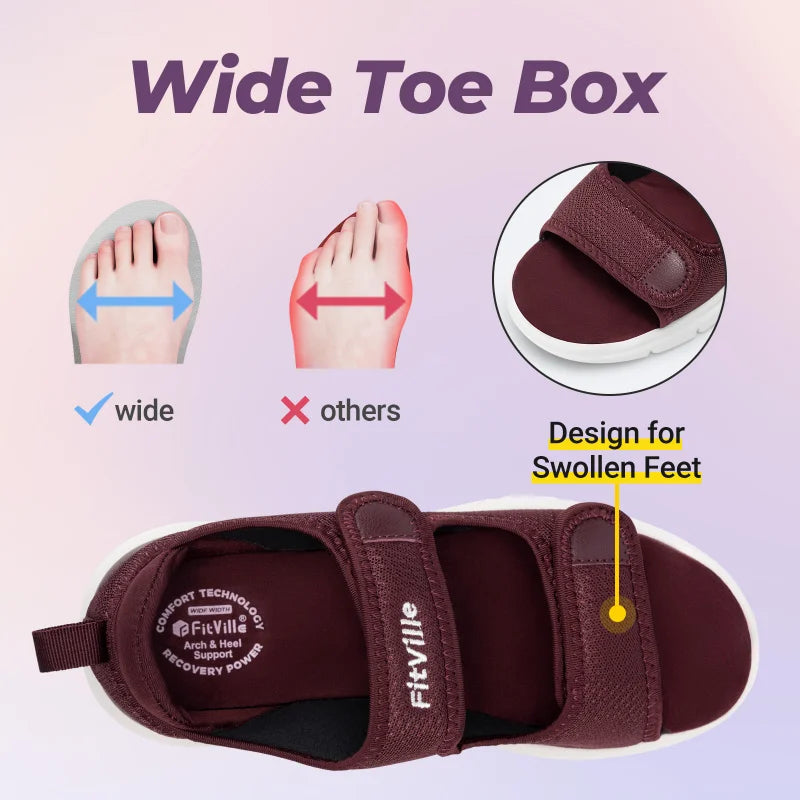 Women's Arch Support Adjustable Lightweight Sandals | OWNLUXE