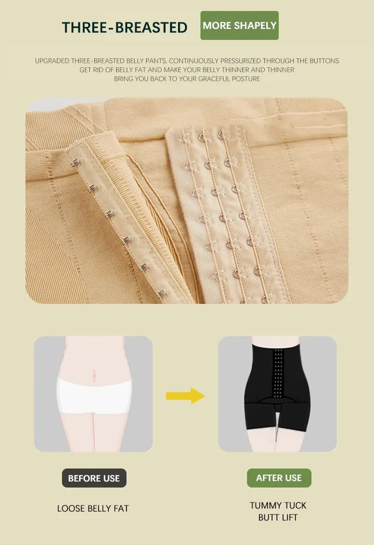 Medium Control Shaping Panties – Button Detail Shapewear Brief